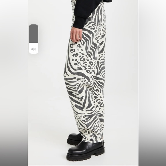 Mother High Waisted Curbside Heel Jeans Color: Atk Animal Tracks - Picture 5 of 9